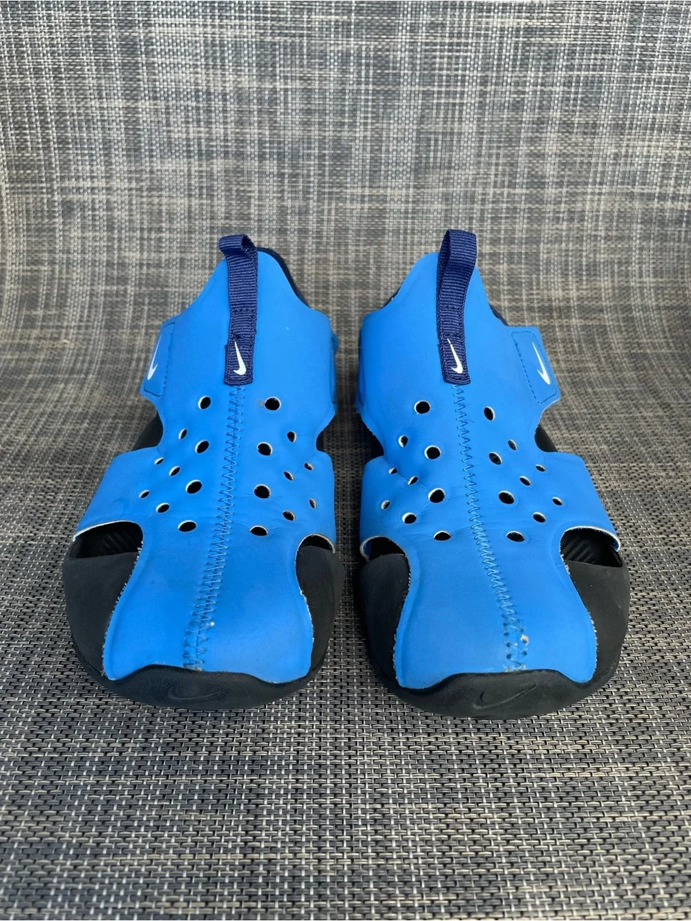 Nike Kids Sunray Protect 2 Royal Blue-Navy Sport Sandals Unisex Youth Size 3.5